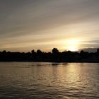Sonnenuntergang in Sønderborg in Dänemark 