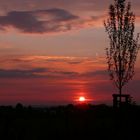 Sonnenuntergang in Solingen-Höhscheid am 9. Juli 2007 (2)