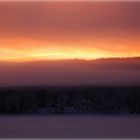 Sonnenuntergang in Sorsele(Schweden)