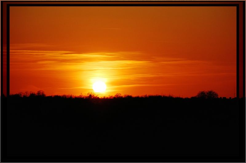 sonnenuntergang in spandau