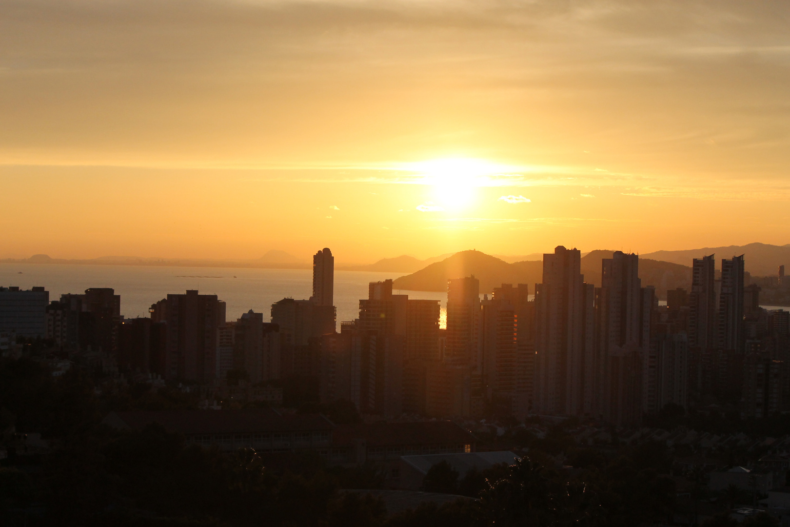 Sonnenuntergang in Spanien