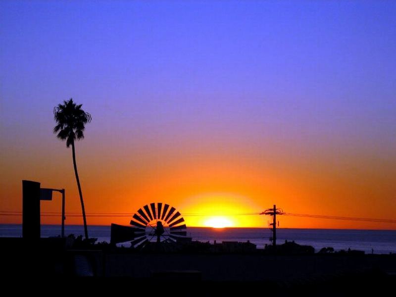 Sonnenuntergang in Spanien