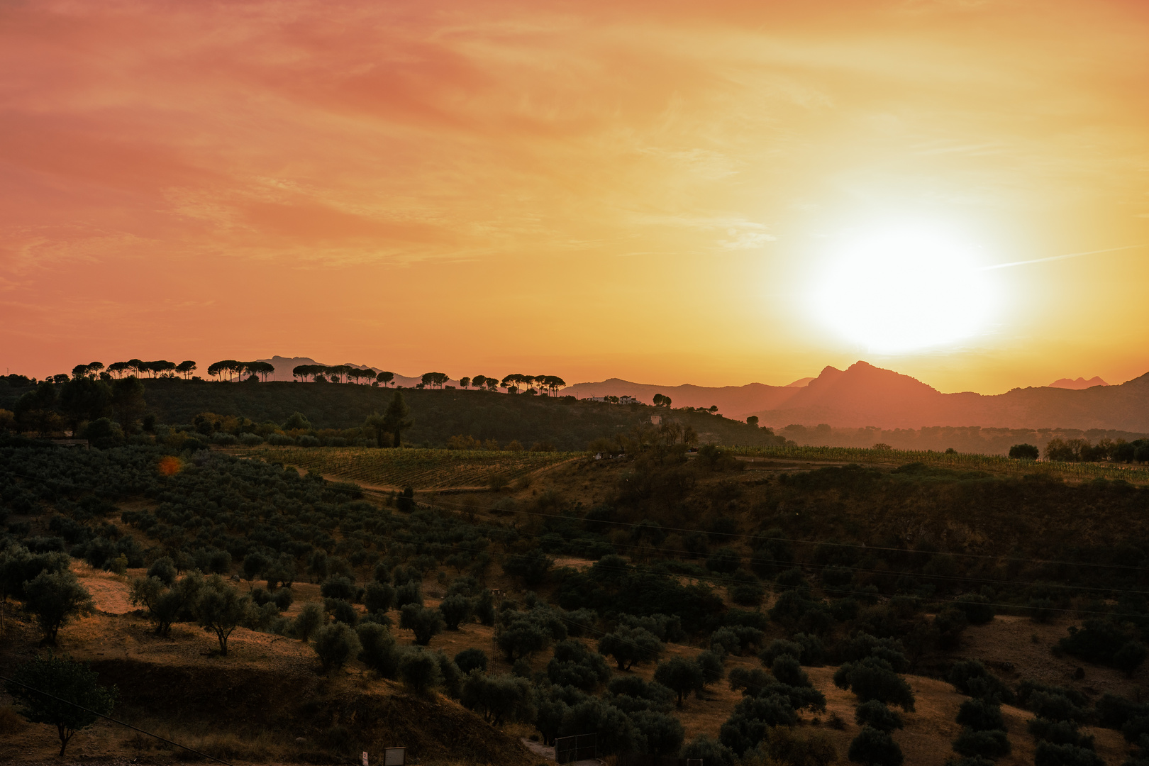 Sonnenuntergang in Spanien 