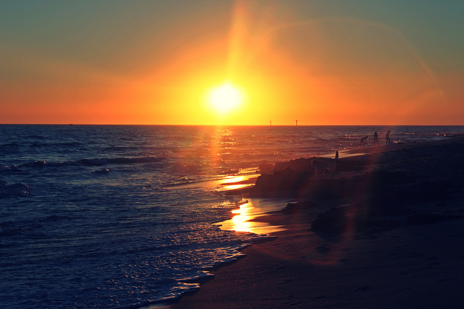 Sonnenuntergang in Spanien