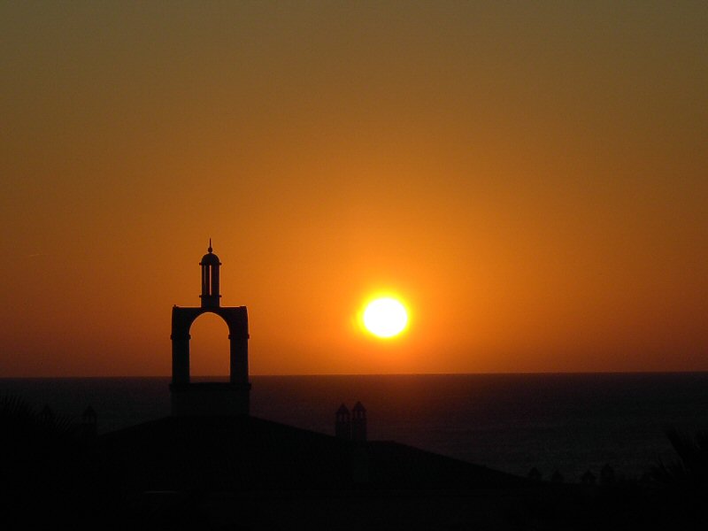 Sonnenuntergang in Spanien