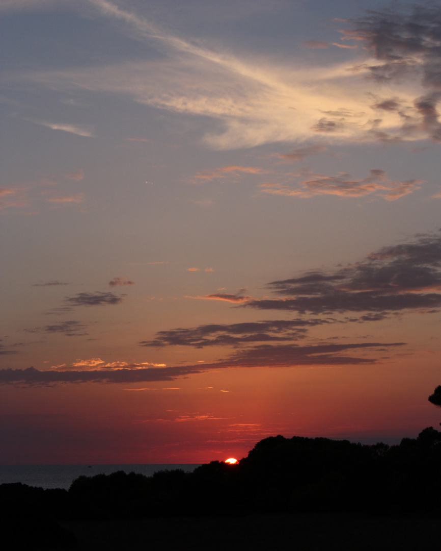 sonnenuntergang in spanien