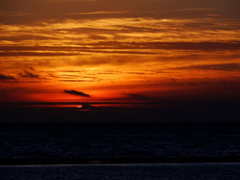 Sonnenuntergang in Spieka