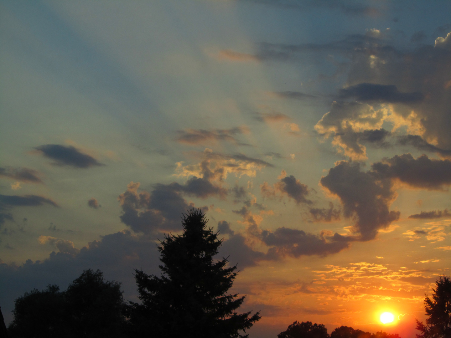 Sonnenuntergang in Sponholz (2)