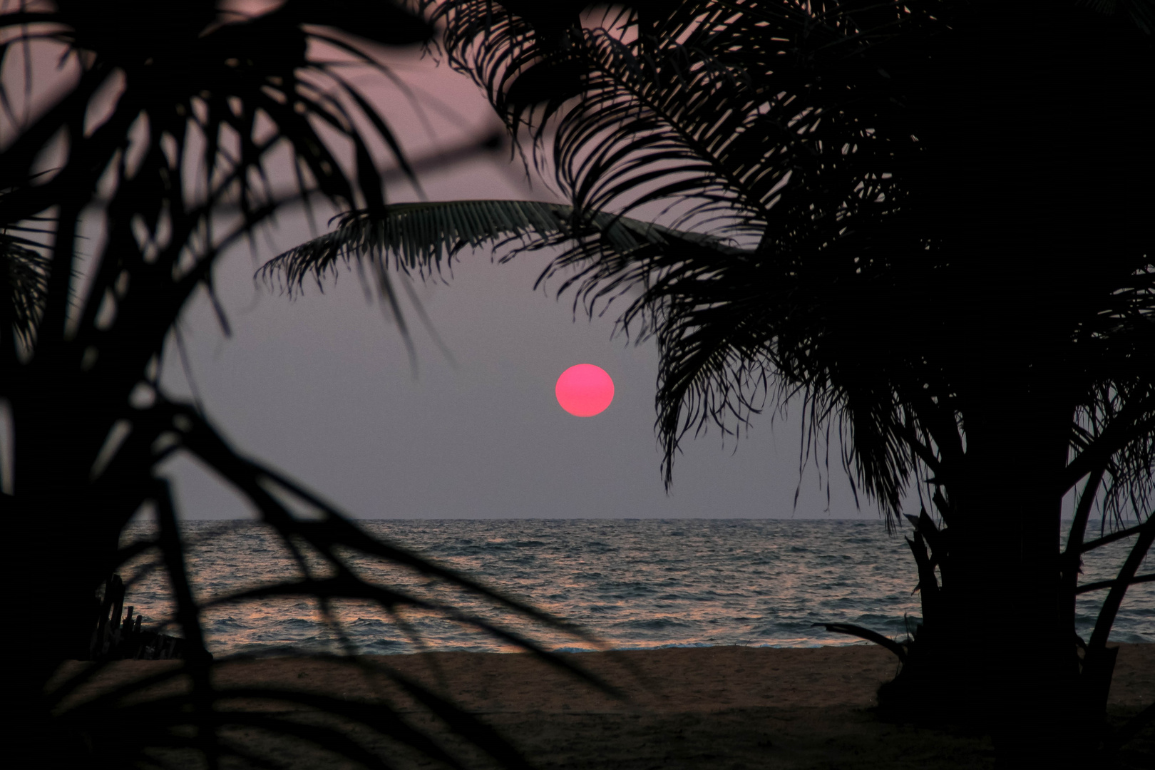 Sonnenuntergang in Sri Lanka