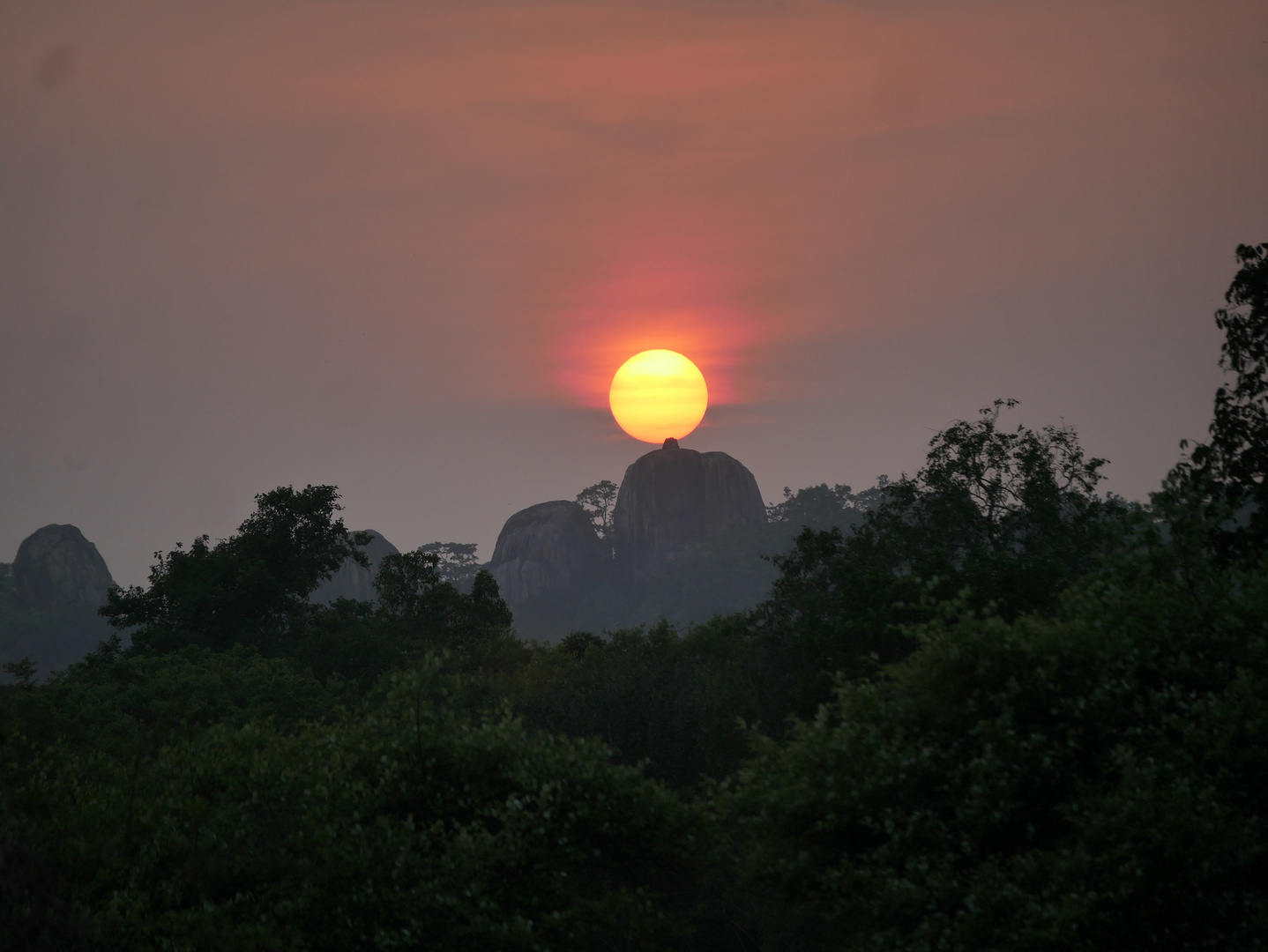 Sonnenuntergang in Sri Lanka