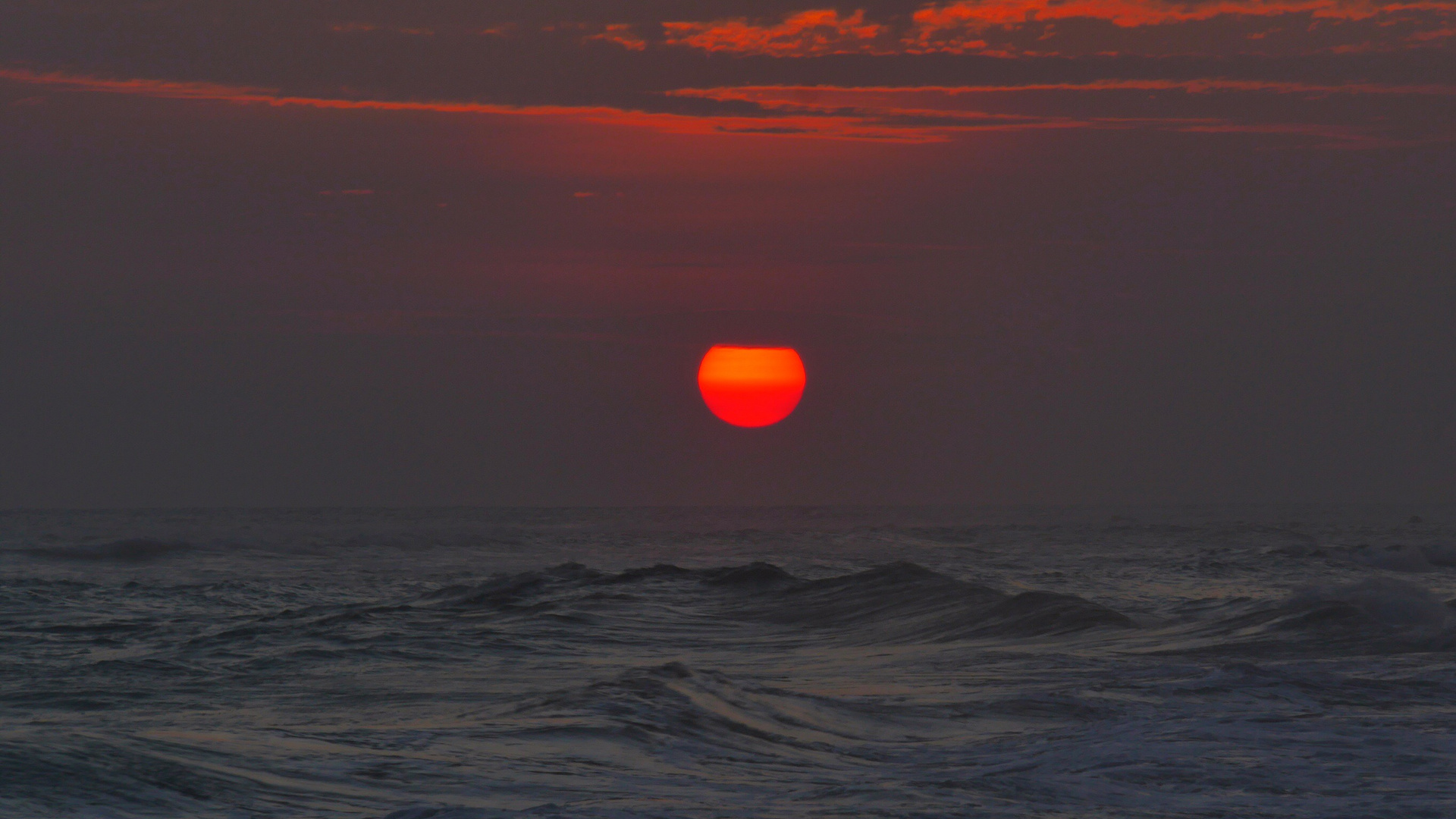 Sonnenuntergang in Sri Lanka: Habaraduwa