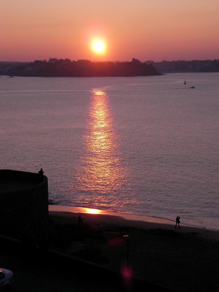 Sonnenuntergang in St. Malo (F)