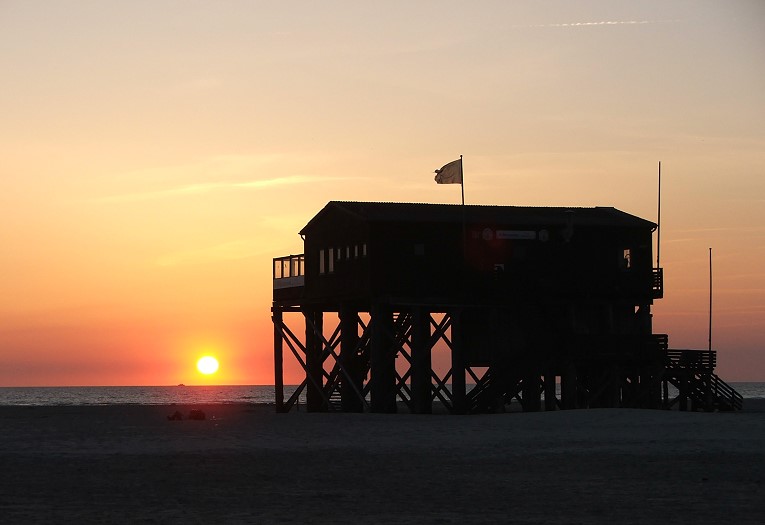 Sonnenuntergang in St. Peter-Ording