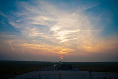 Sonnenuntergang in St. Peter Ording