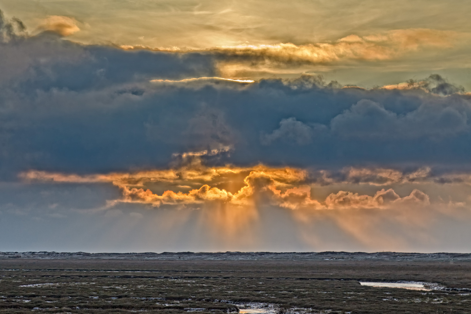 Sonnenuntergang in St. Peter-Ording