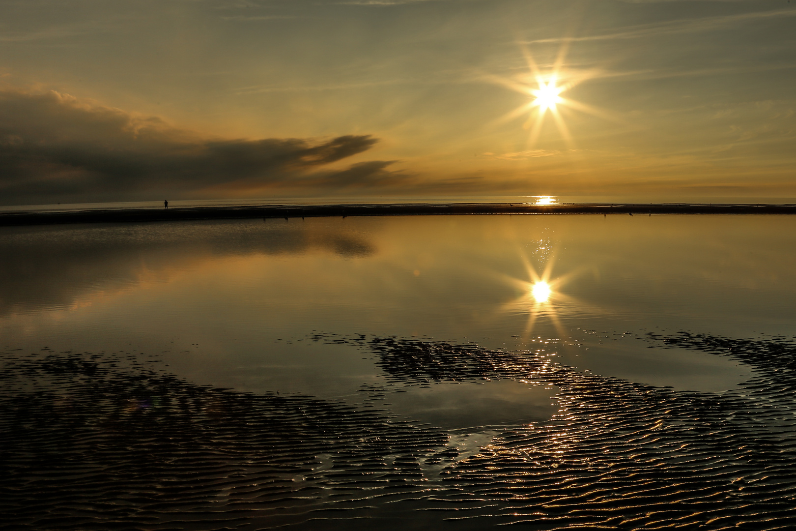 Sonnenuntergang in St. Peter Ording