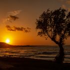 Sonnenuntergang in Stalis/Kreta