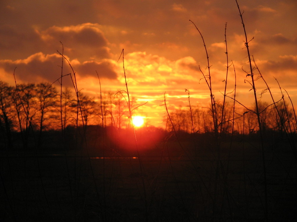 Sonnenuntergang in Stapel