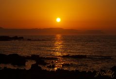 Sonnenuntergang in Stavros (West Kreta)