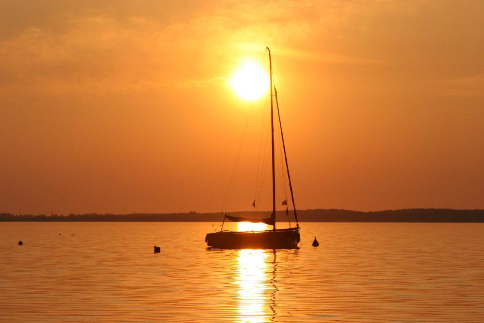 Sonnenuntergang in Steinhude