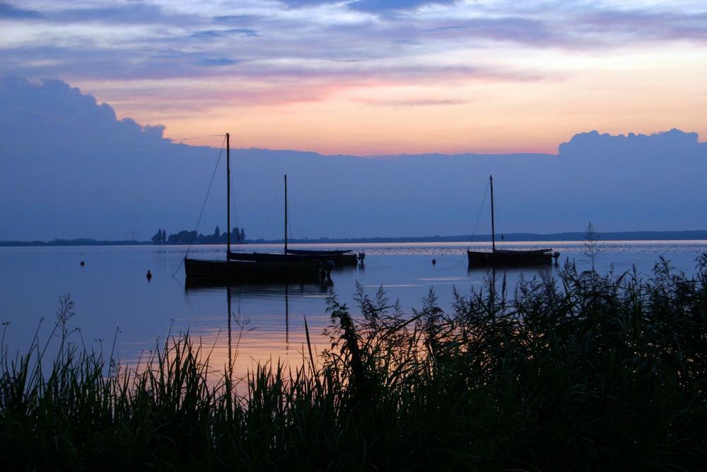 Sonnenuntergang in Steinhude - mal wieder... ;)