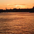 Sonnenuntergang in Stockholm