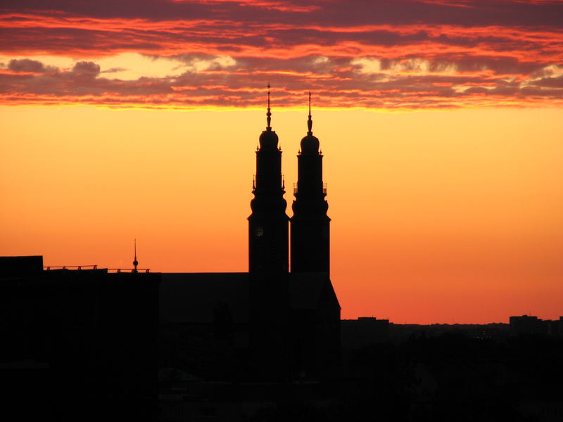 Sonnenuntergang in Stockholm