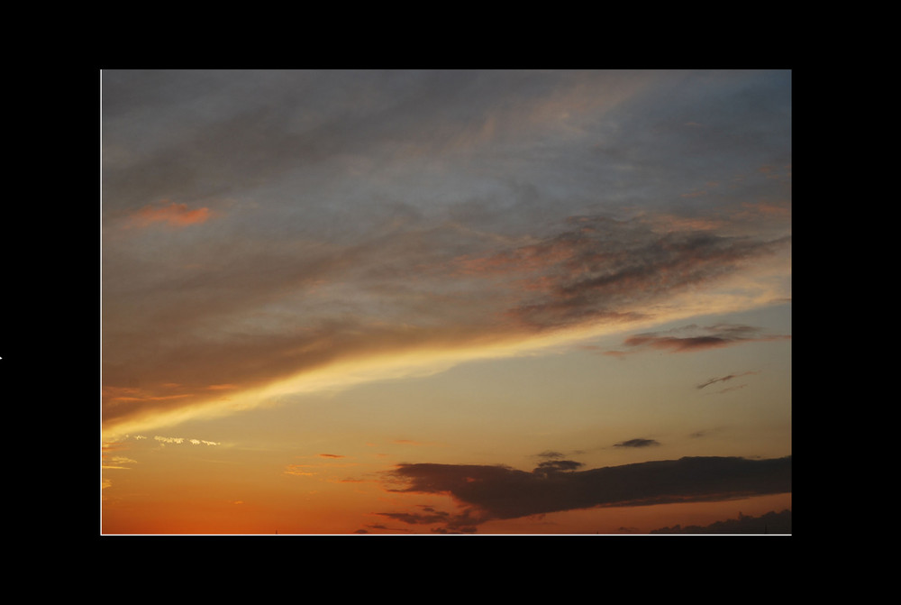 Sonnenuntergang in Stommeln