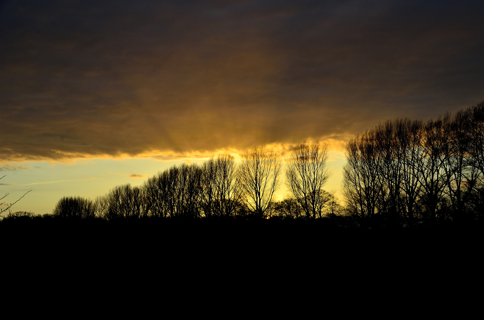 Sonnenuntergang in Strande