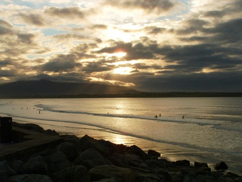 Sonnenuntergang in Strandhill