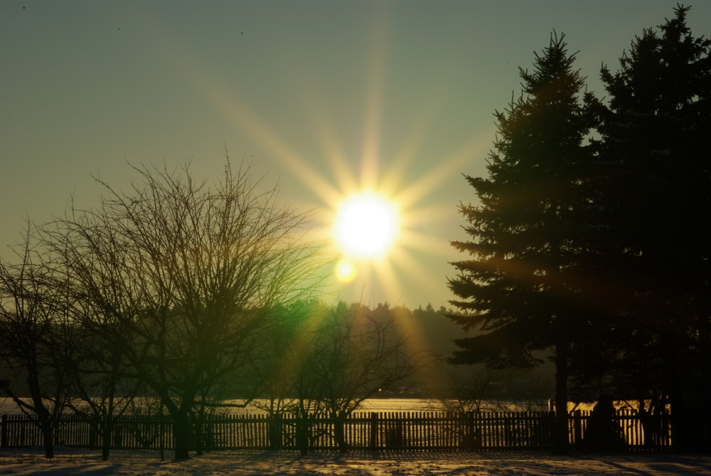 Sonnenuntergang in Struth