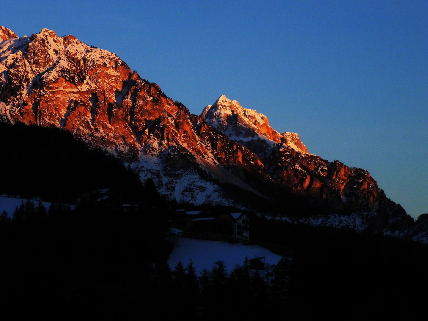 Sonnenuntergang in St.Vigil