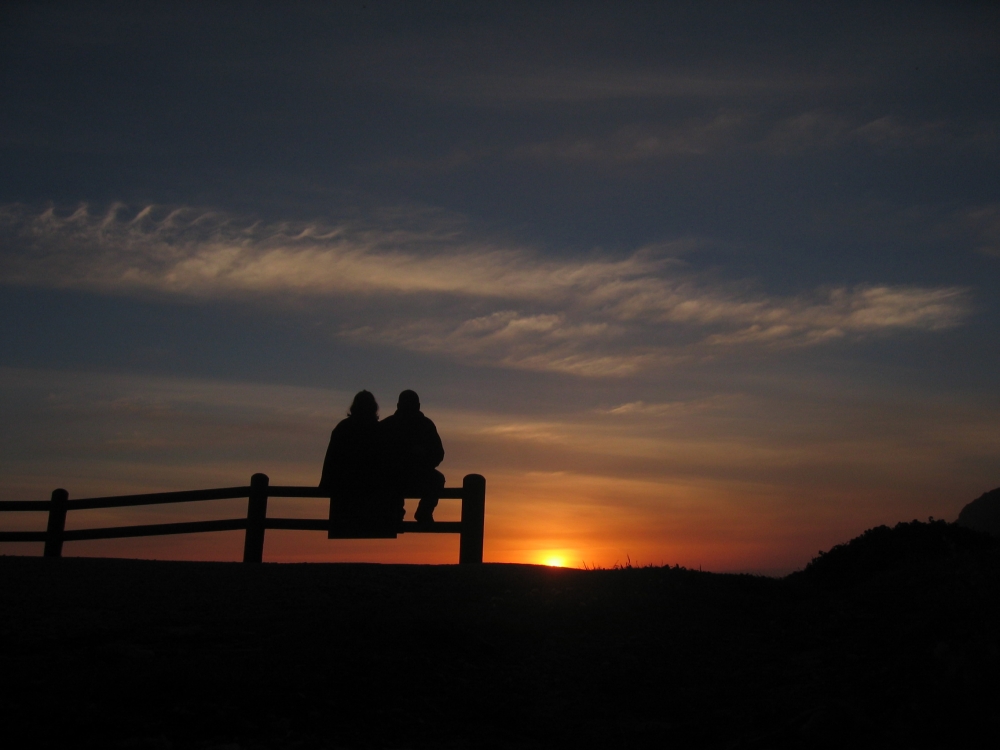 Sonnenuntergang in Süd Afrika