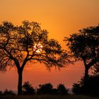 Sonnenuntergang in Südafrika