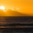 Sonnenuntergang in Südafrika