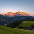 Sonnenuntergang in Südtirol