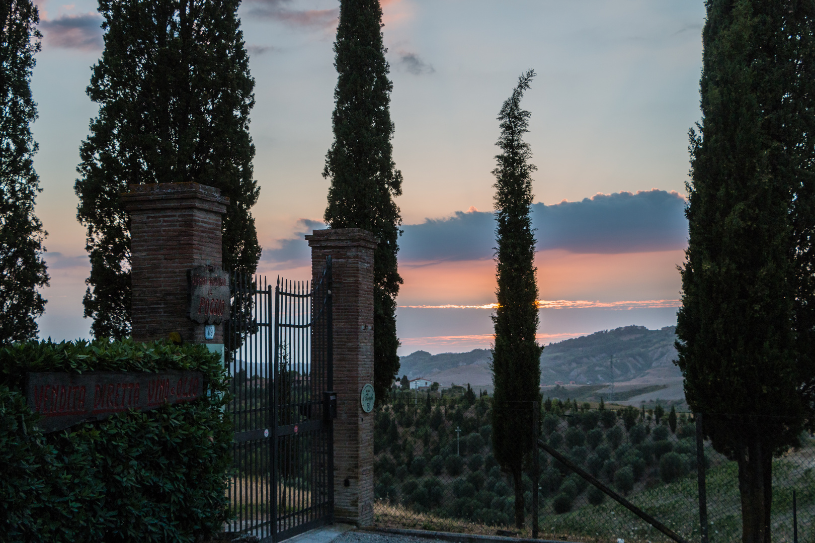 Sonnenuntergang in Sughera