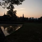 Sonnenuntergang in Sukhothai