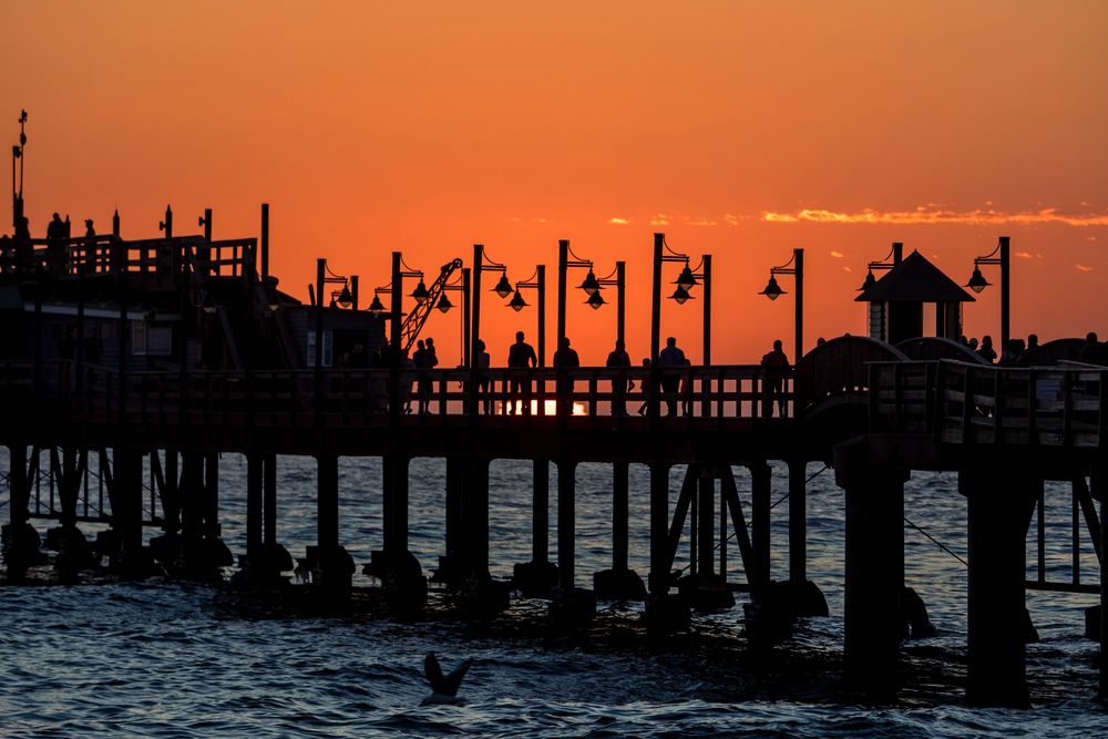 Sonnenuntergang in Swakopmund