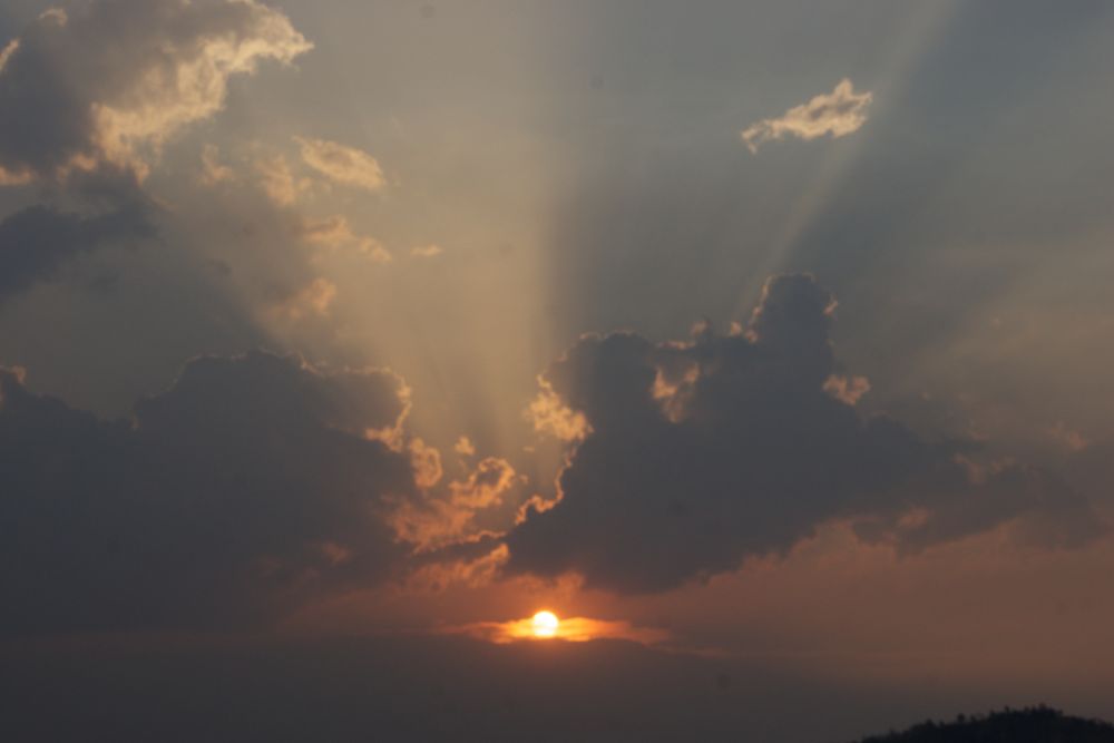 Sonnenuntergang in Swaziland