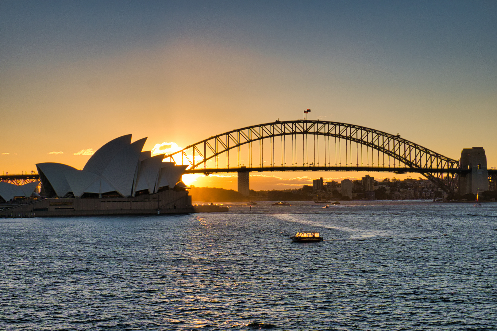 Sonnenuntergang in Sydney