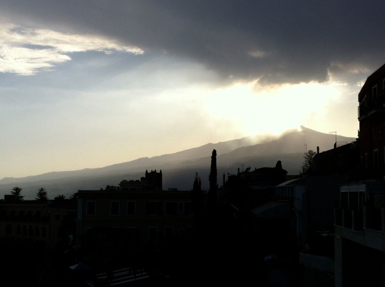 Sonnenuntergang in Taormina - Blick auf den Etna - Sizilien