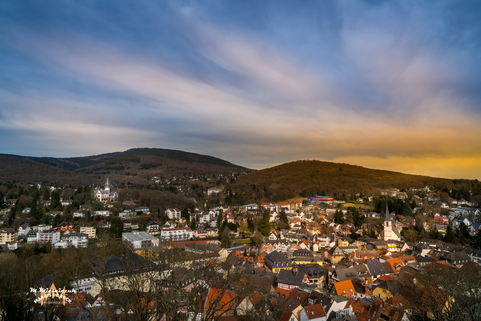 Sonnenuntergang in Taunus 