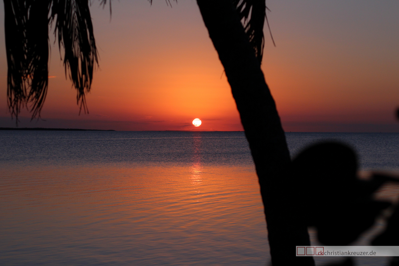 Sonnenuntergang in Tavernier