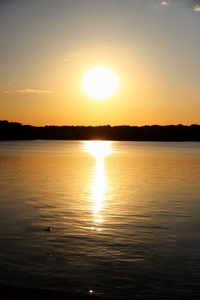 Sonnenuntergang in Tegel