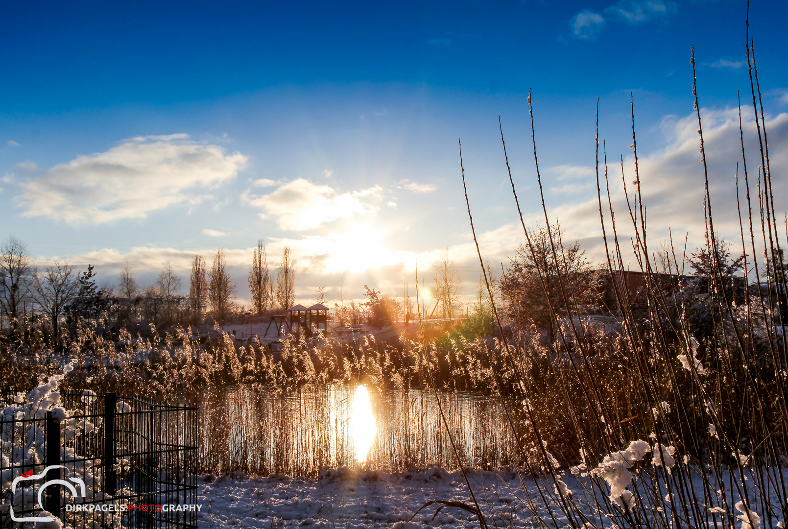 Sonnenuntergang in Teltow