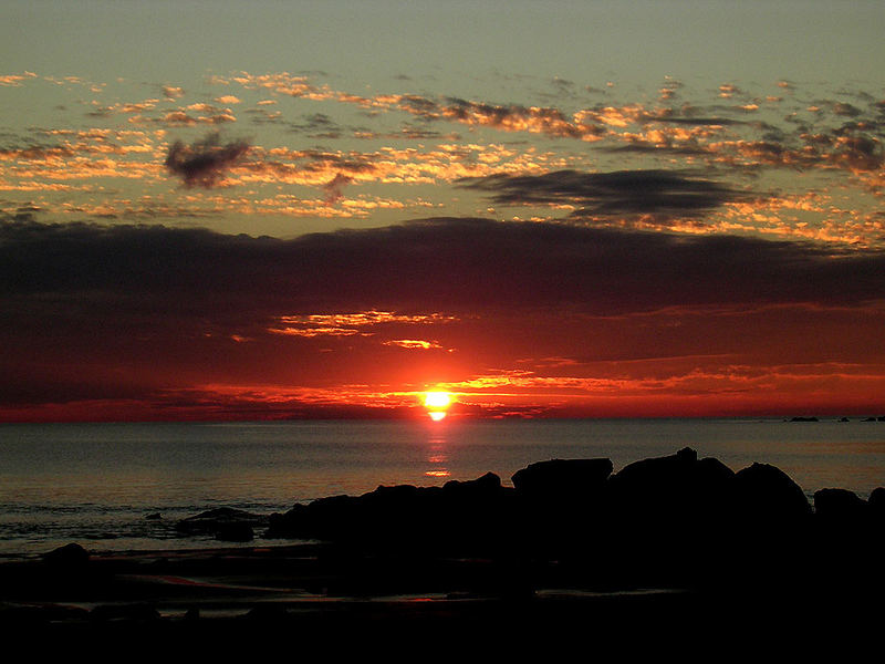 Sonnenuntergang in Thailand