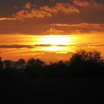 Sonnenuntergang in Thüringen