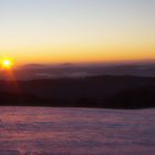 Sonnenuntergang in Thüringen