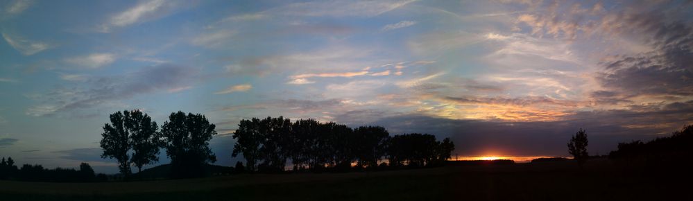 Sonnenuntergang in Thüringen von melinchen1000 